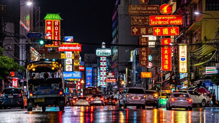 Bangkok street scene — mobile connectivity and SIM cards for travellers
