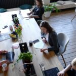 Modern coworking space